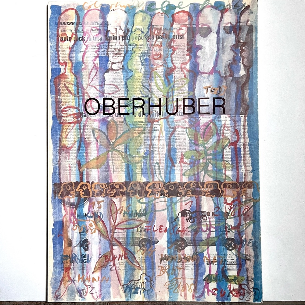 Oberhuber- artist-painter- book. Colorful Abstract Art. New